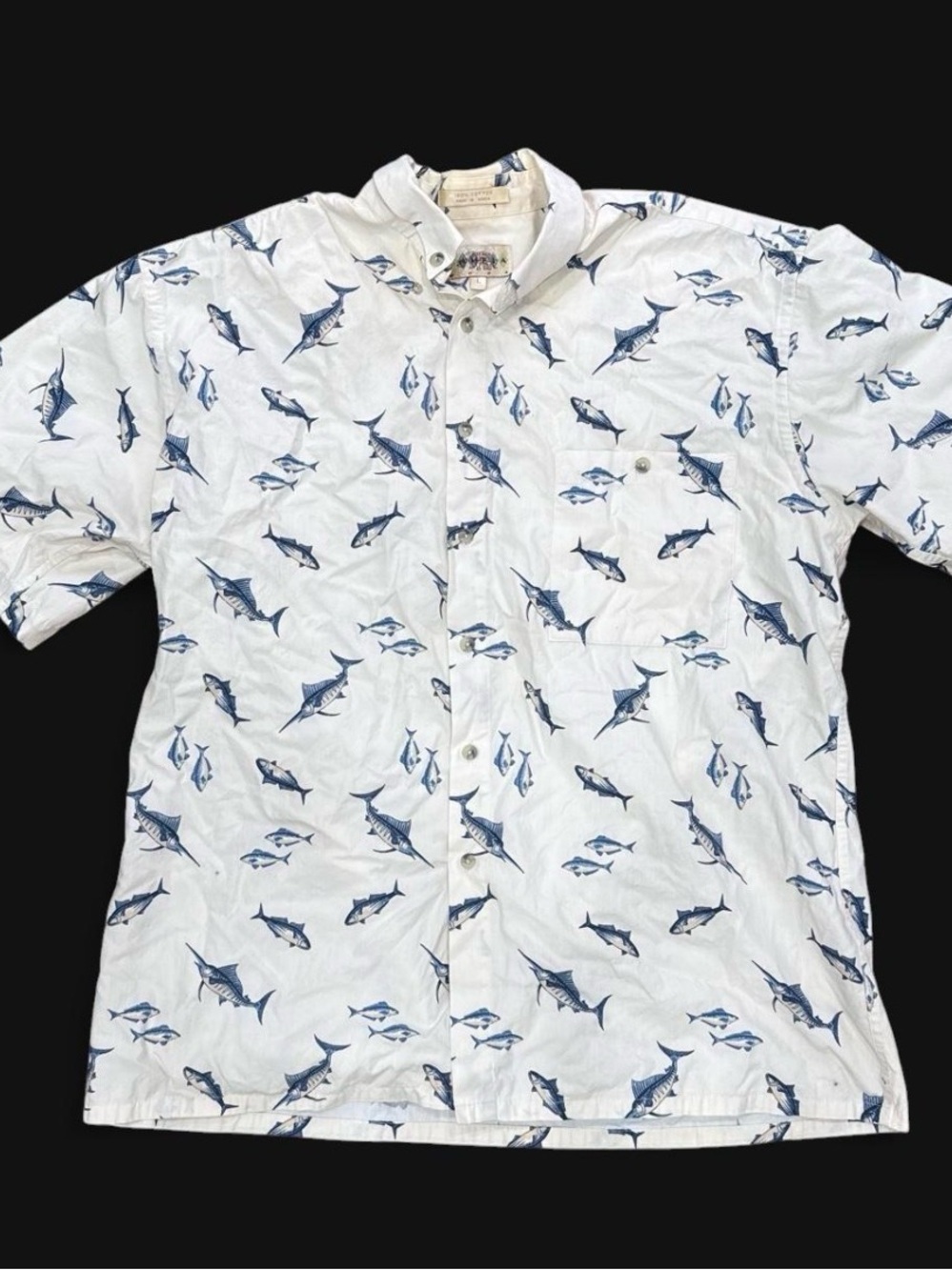Vintage 90s Campia Moda Fish Shirt